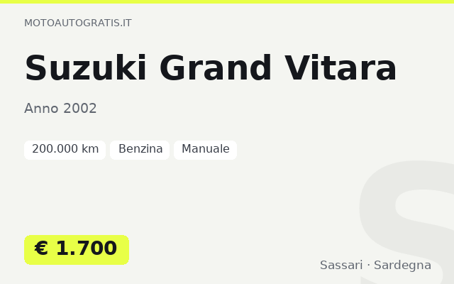 Suzuki Grand Vitara