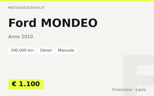 Ford MONDEO
