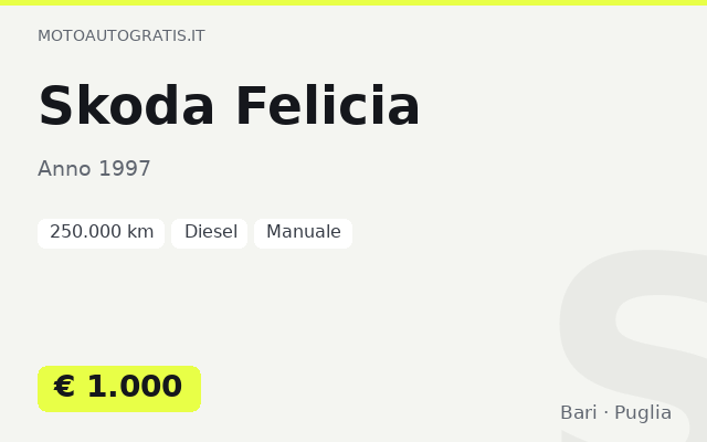 Skoda Felicia