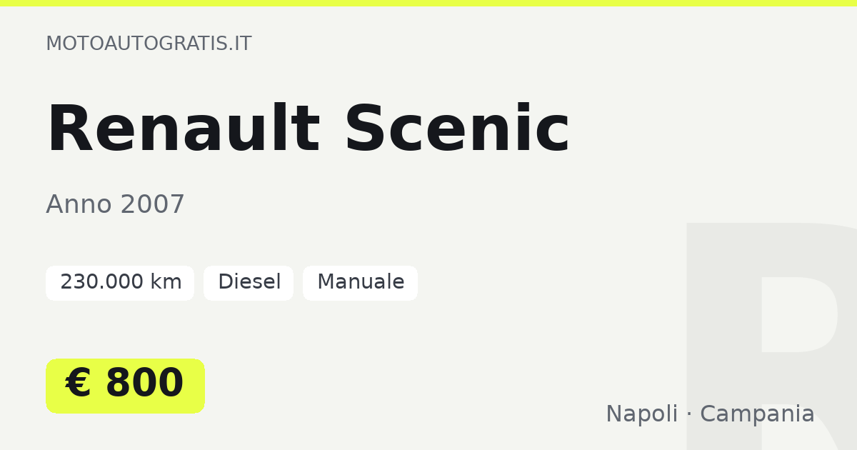 Renault Scenic