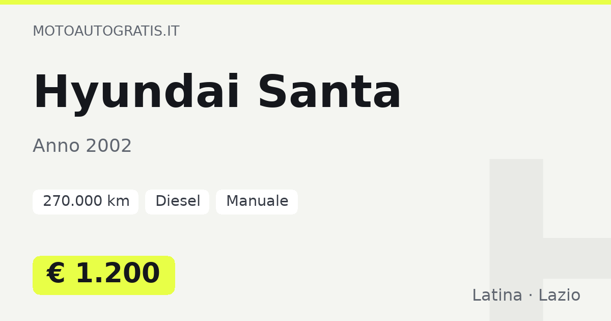 Hyundai Santa