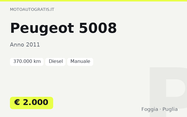 Peugeot 5008