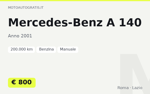 Mercedes-Benz A 140