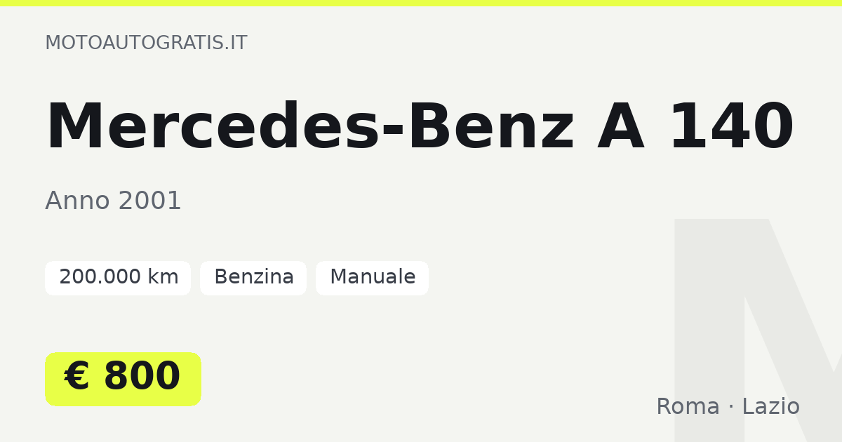 Mercedes-Benz A 140
