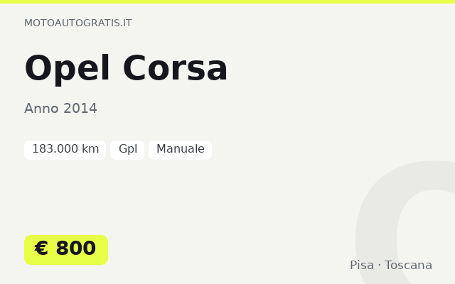 Opel Corsa