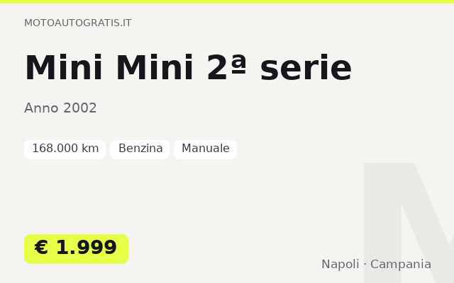 Mini Mini 2ª serie