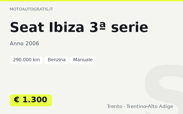 Seat Ibiza 3ª serie