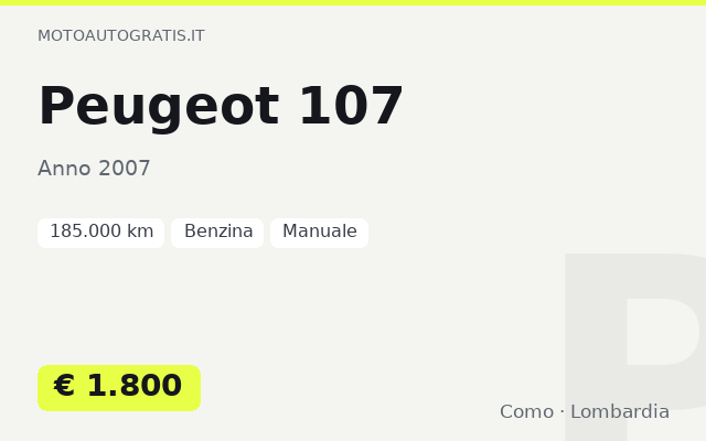 Peugeot 107