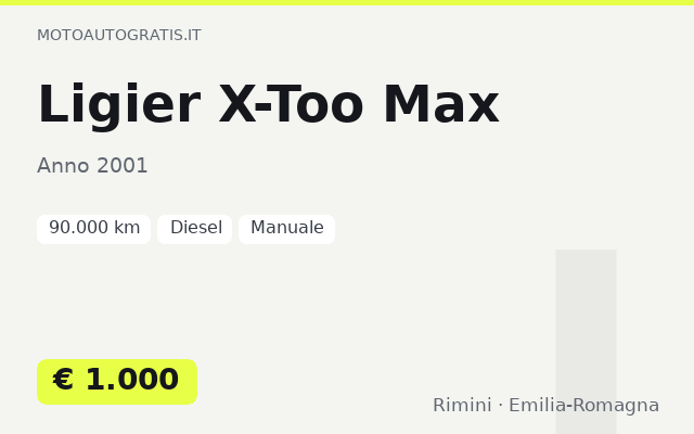 Ligier X-Too Max