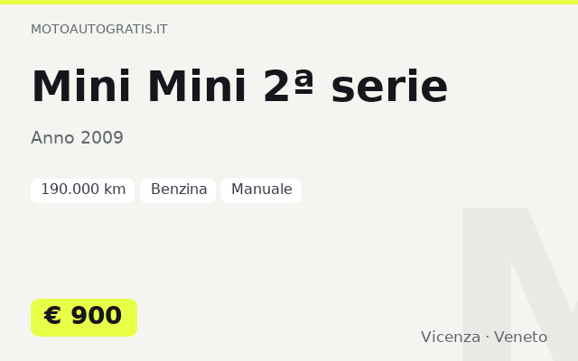 Mini Mini 2ª serie