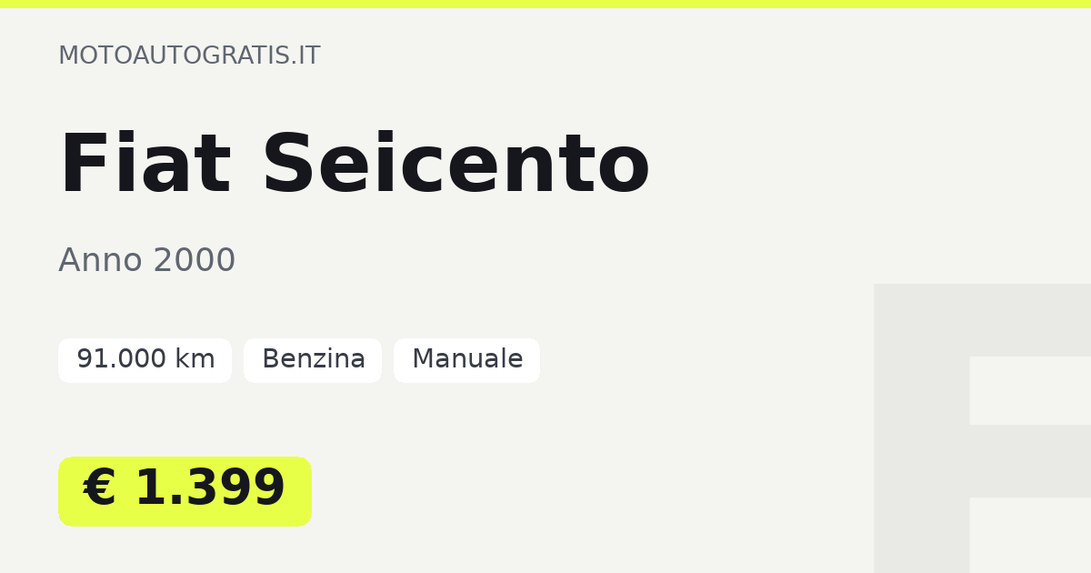 Fiat Seicento