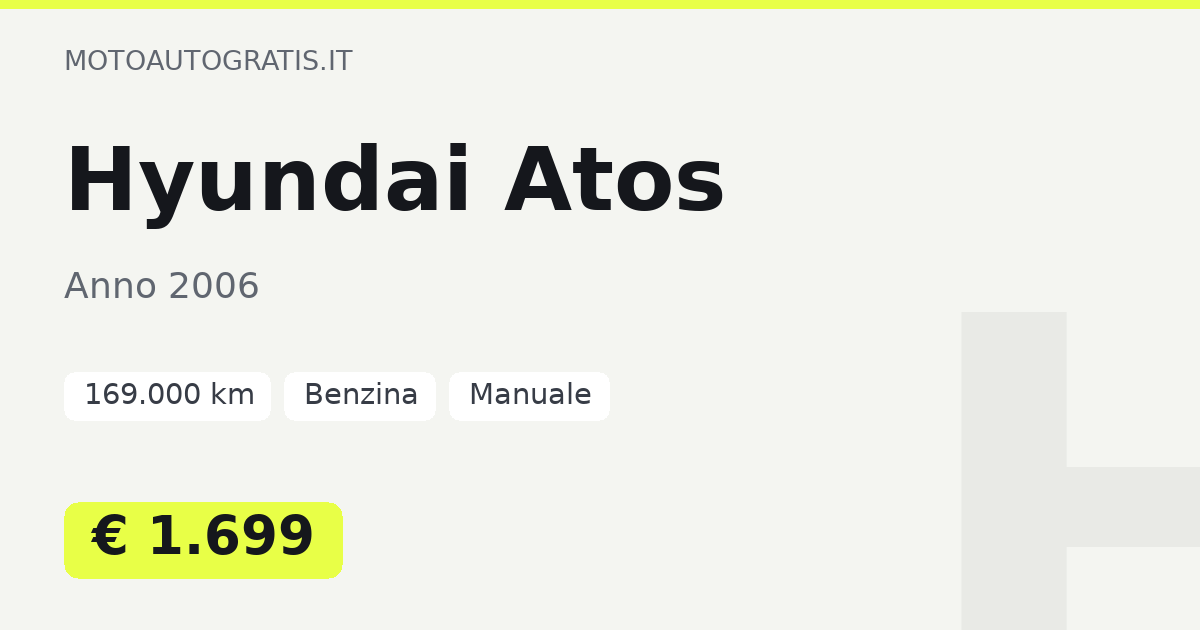 Hyundai Atos