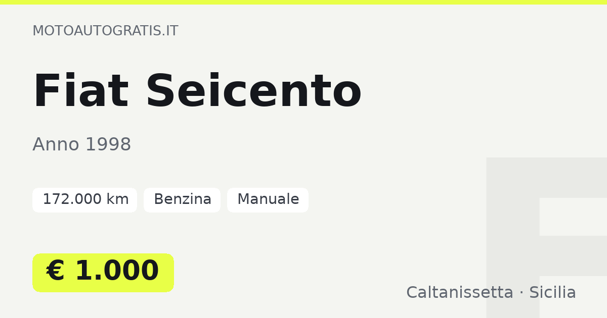 Fiat Seicento