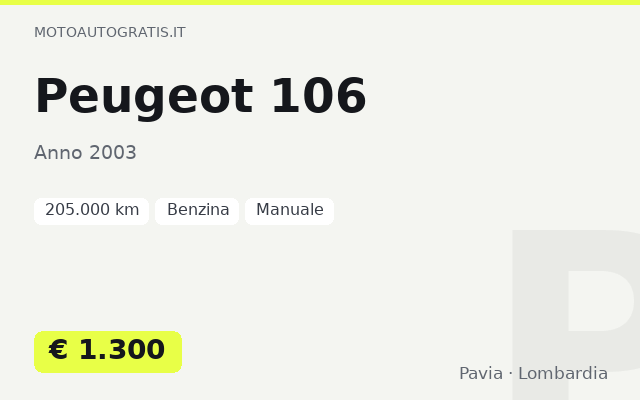 Peugeot 106