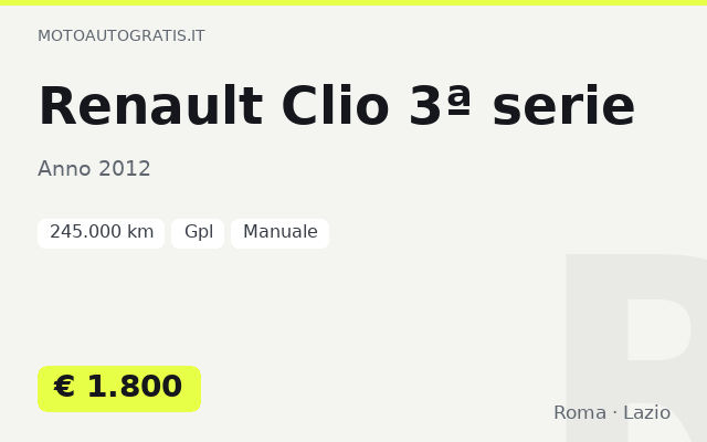 Renault Clio 3ª serie