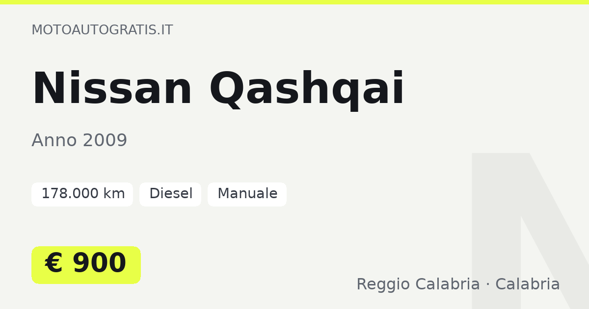 Nissan Qashqai
