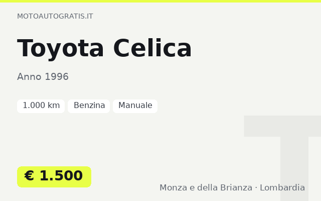 Toyota Celica