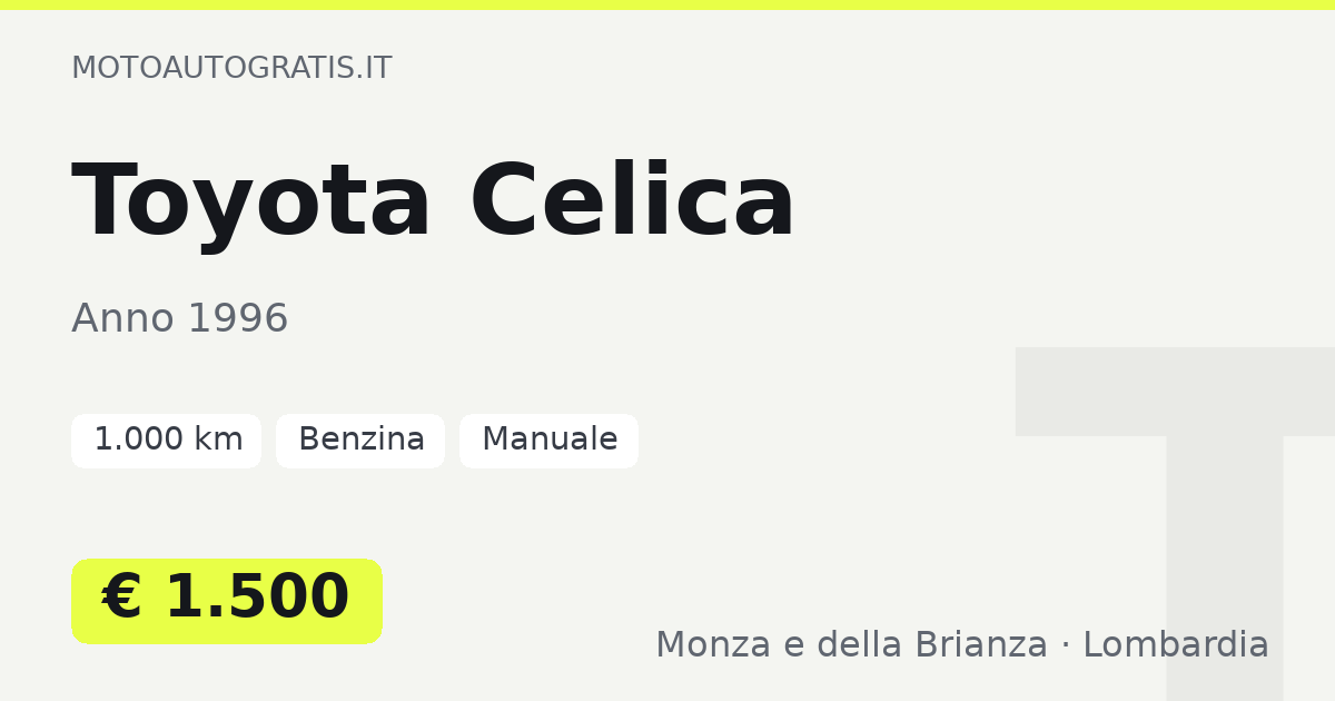 Toyota Celica