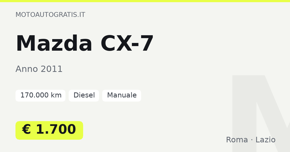 Mazda CX-7
