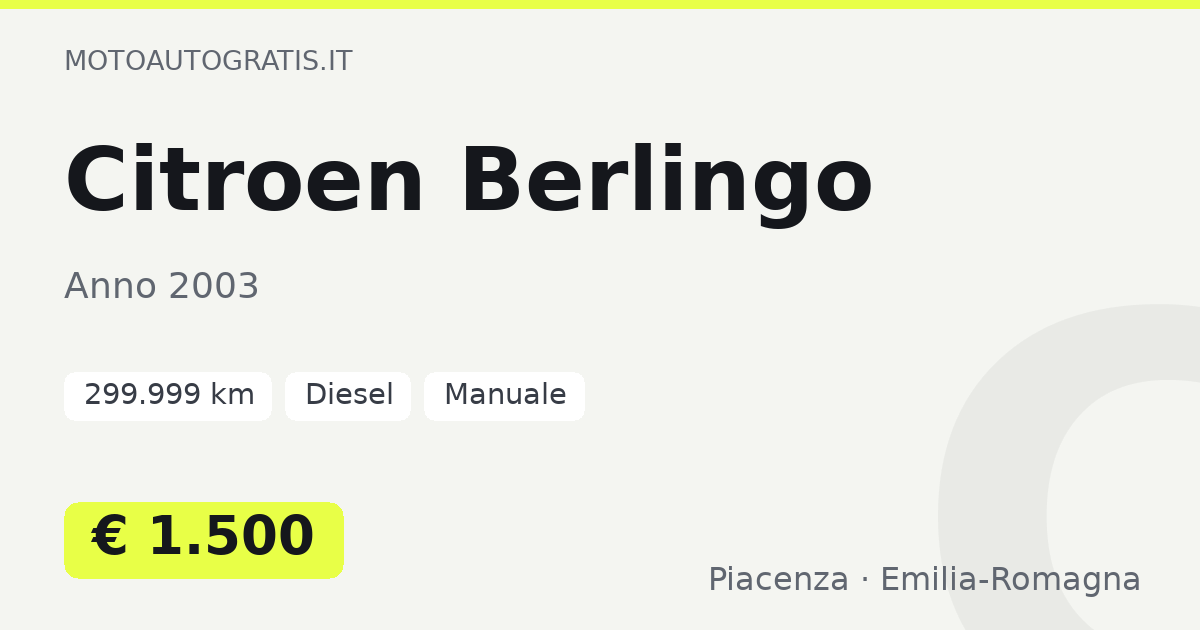 Citroen Berlingo