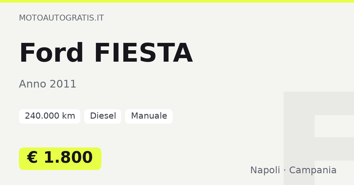 Ford FIESTA
