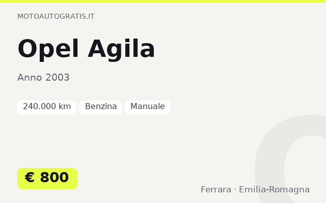 Opel Agila