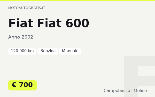 Fiat Fiat 600