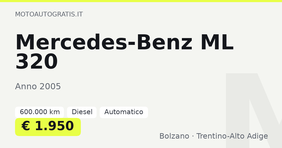 Mercedes-Benz ML 320