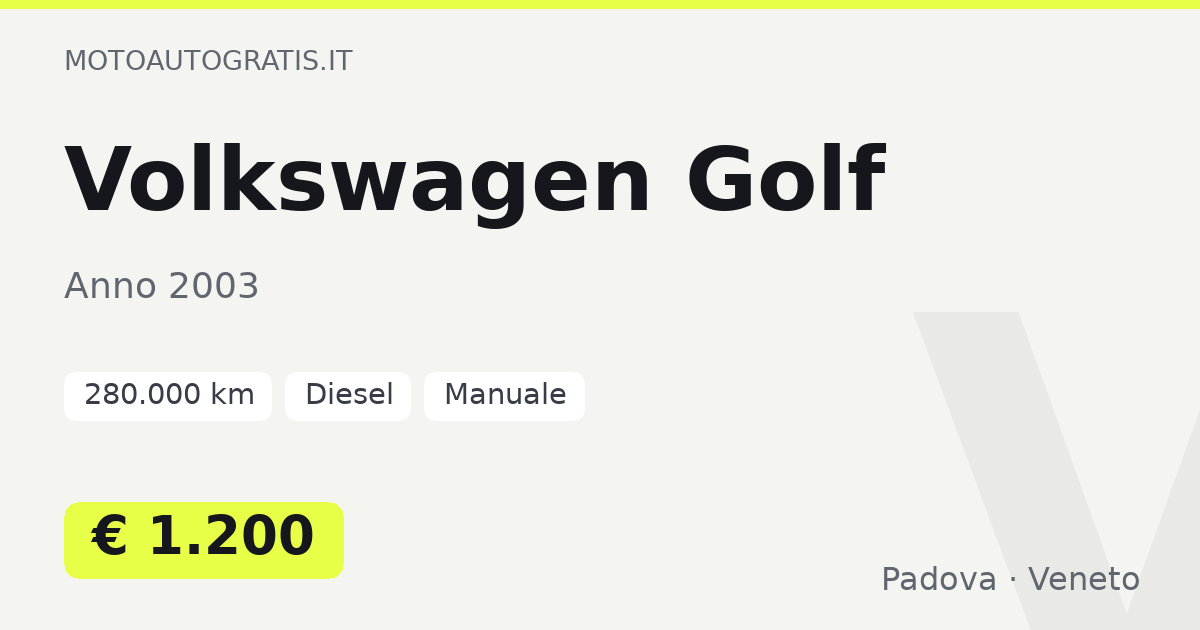 Volkswagen Golf