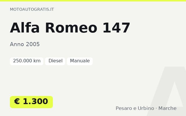 Alfa Romeo 147