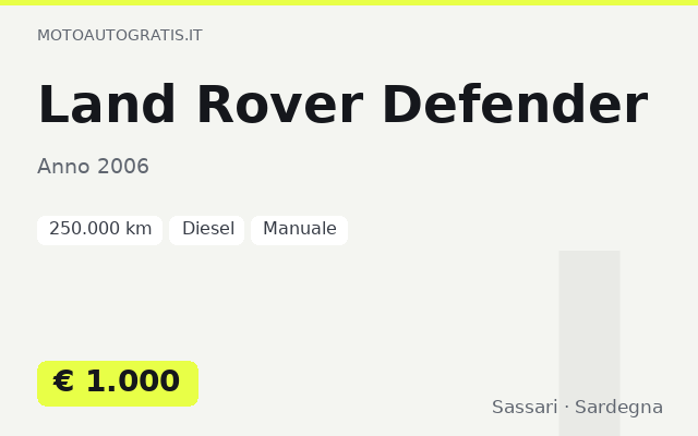 Land Rover Defender