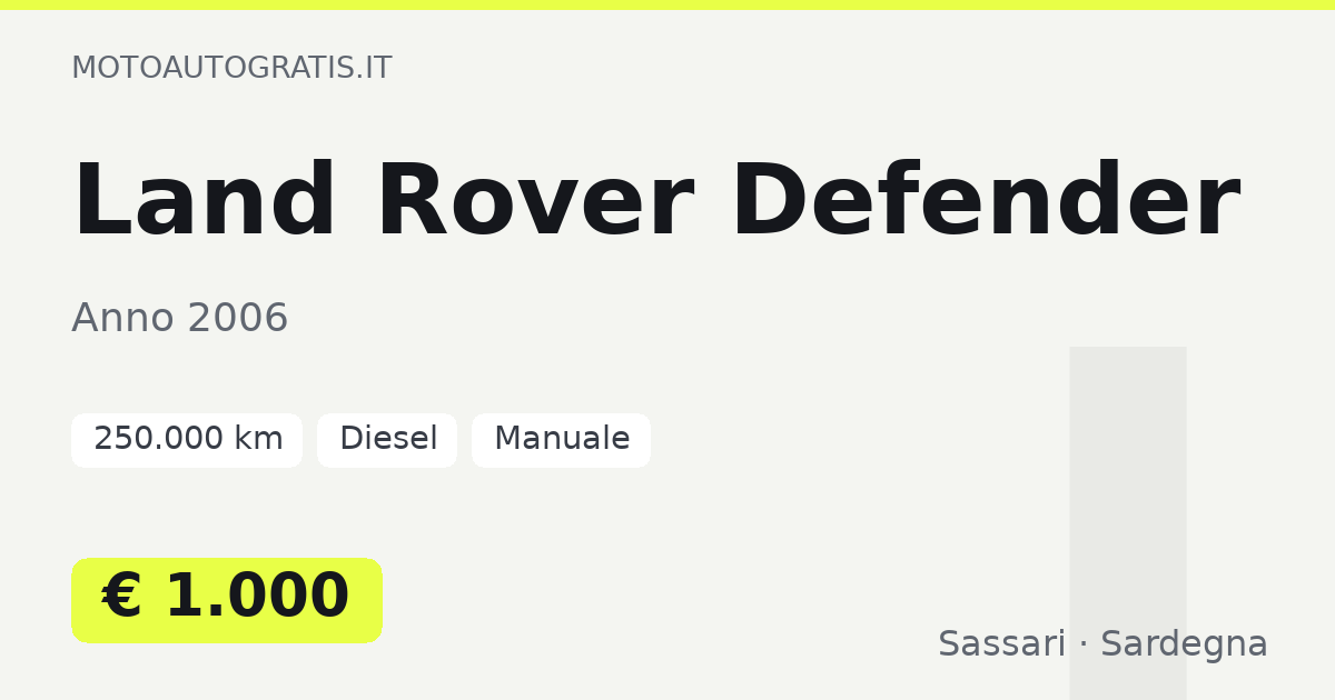 Land Rover Defender