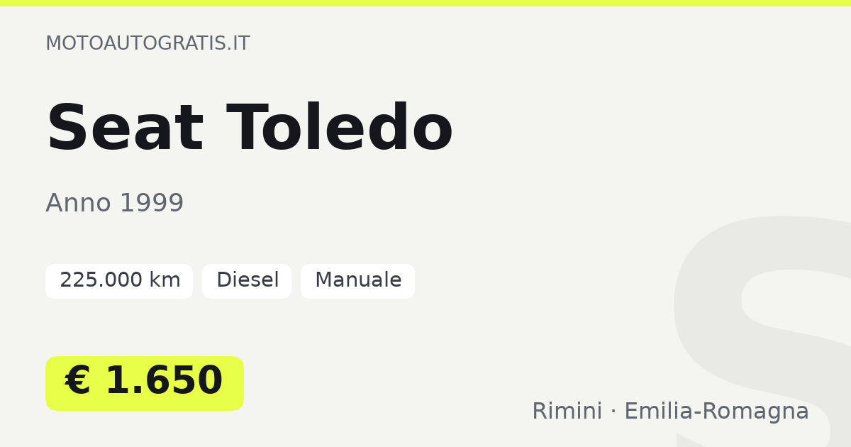 Seat Toledo