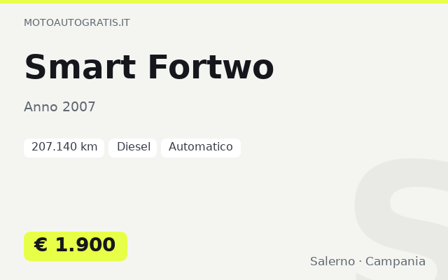 Smart Fortwo