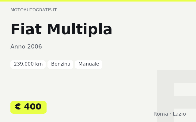Fiat Multipla
