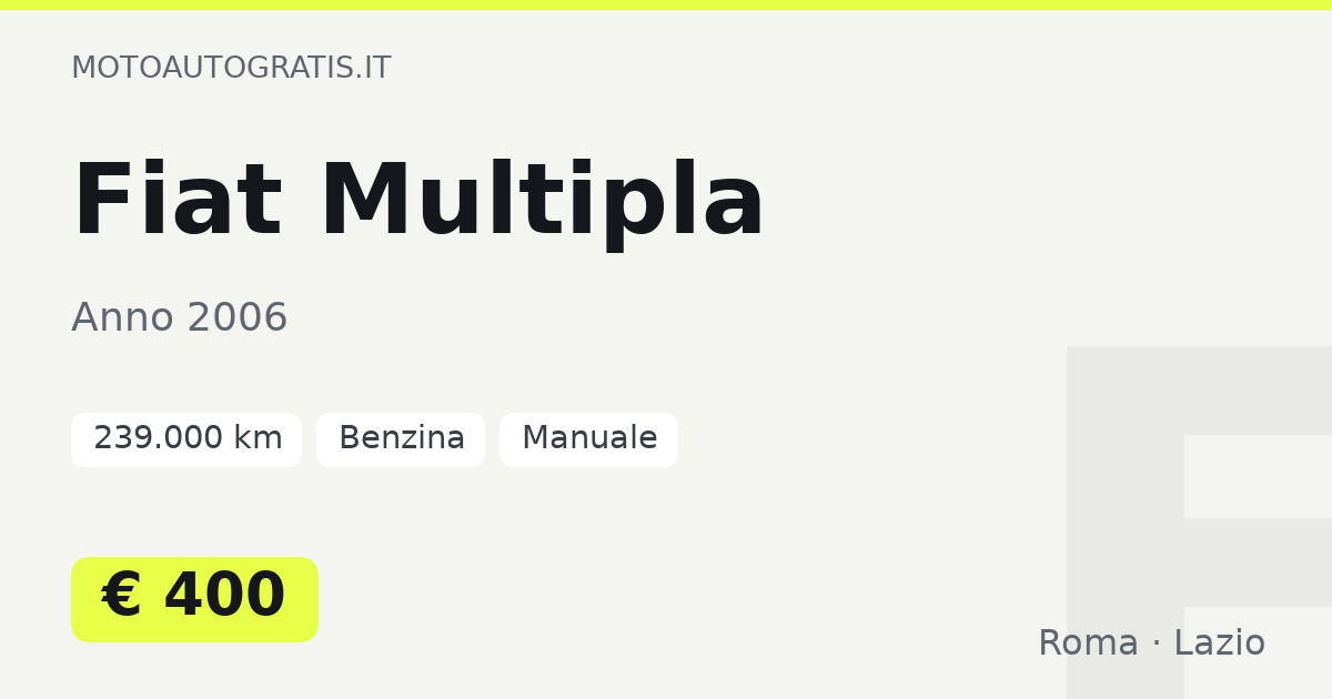 Fiat Multipla
