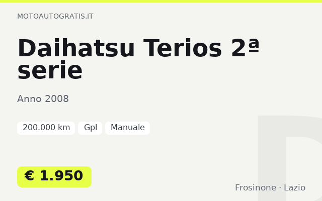 Daihatsu Terios 2ª serie