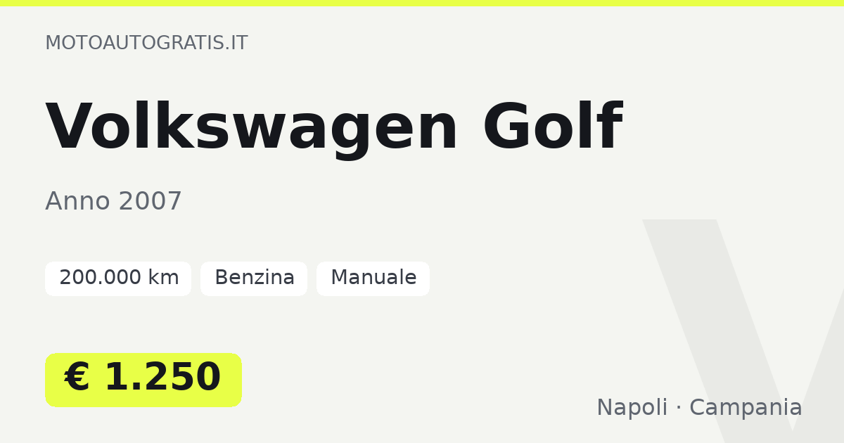 Volkswagen Golf