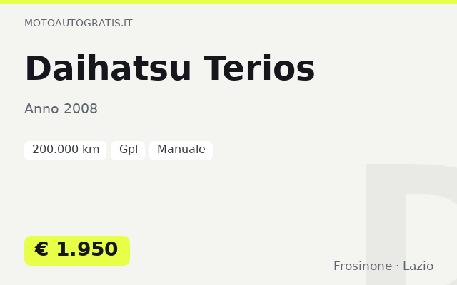 Daihatsu Terios