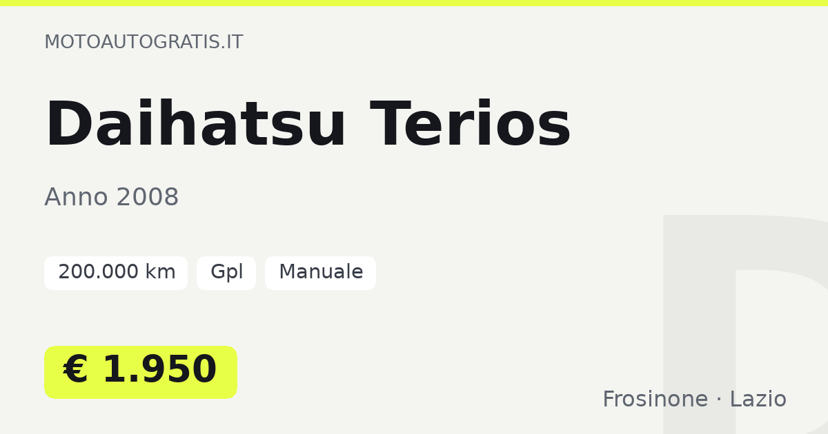 Daihatsu Terios