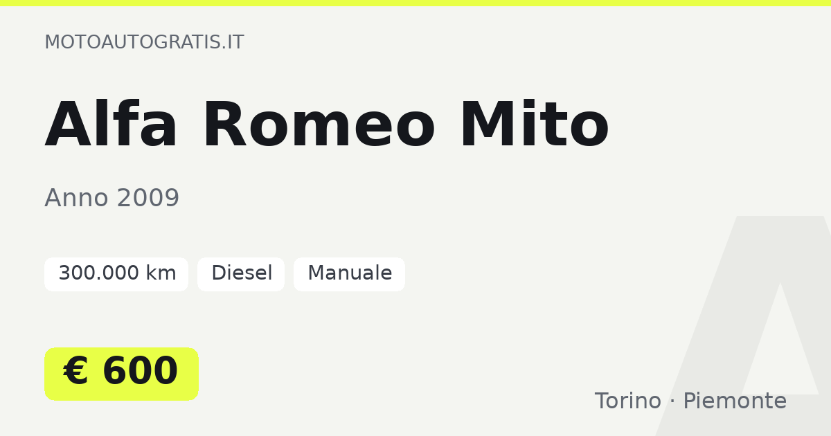 Alfa Romeo Mito