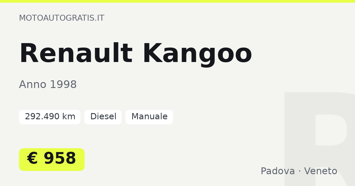 Renault Kangoo