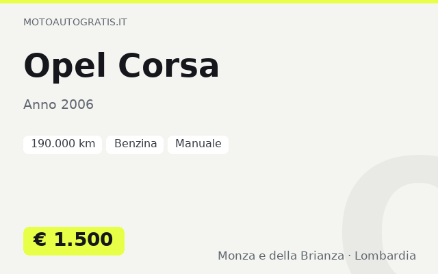 Opel Corsa