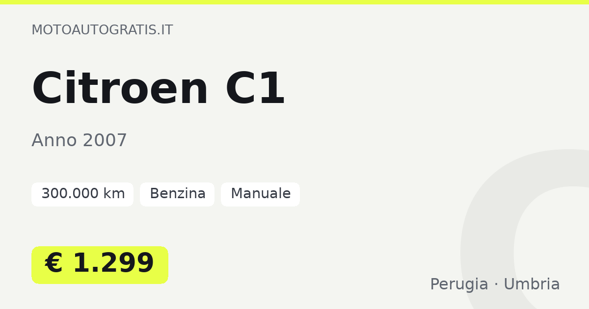 Citroen C1