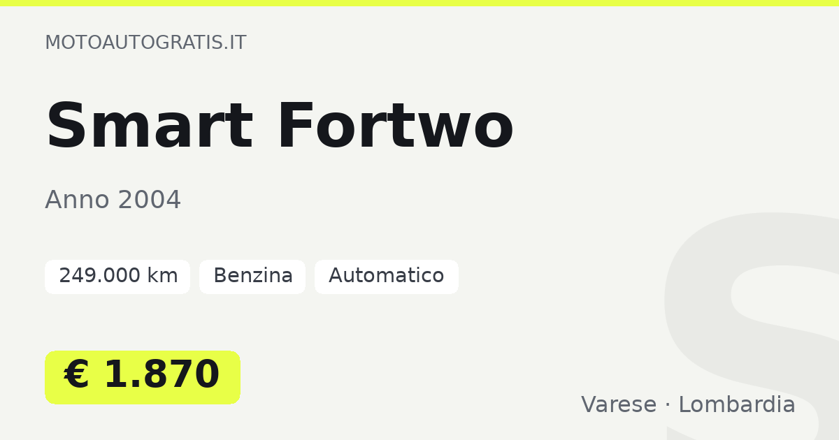 Smart Fortwo
