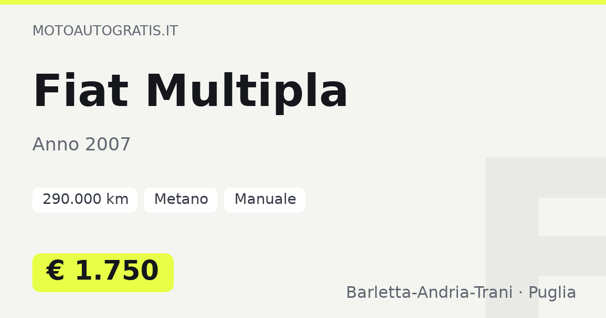 Fiat Multipla