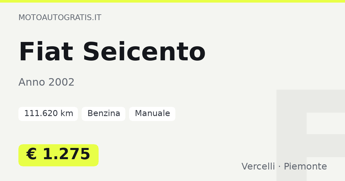 Fiat Seicento