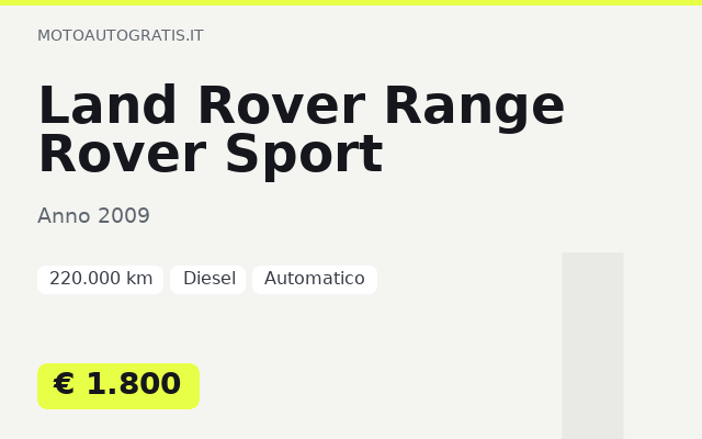 Land Rover Range Rover Sport