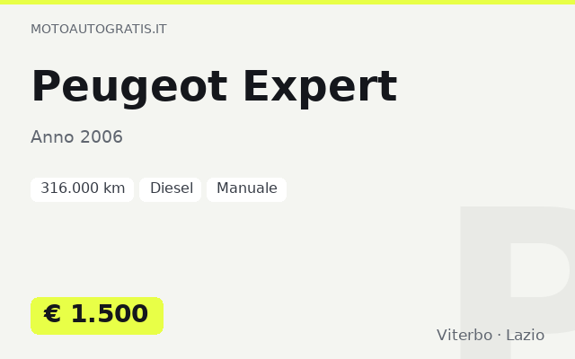 Peugeot Expert