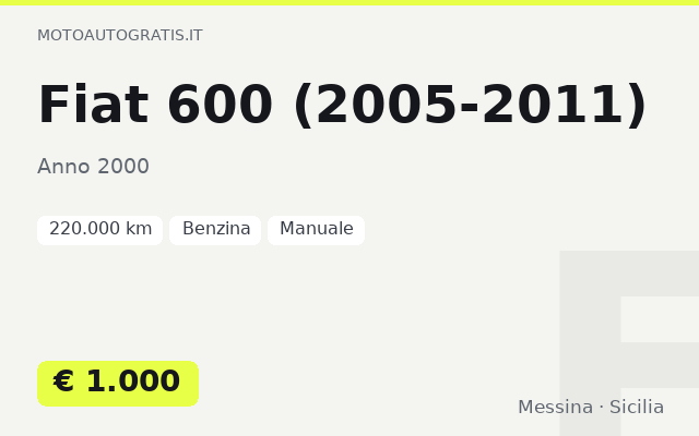 Fiat 600 (2005-2011)